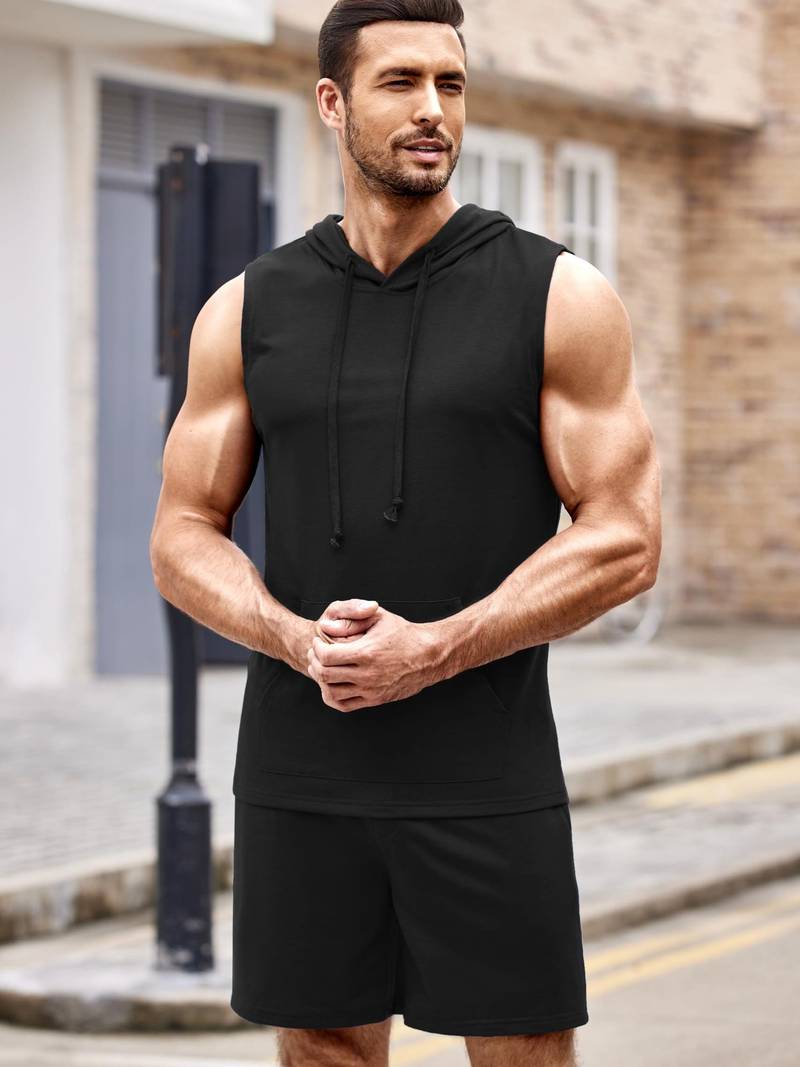 Fitness Best Sleeveless Workout Hoodie NOLDARES Men's Workout