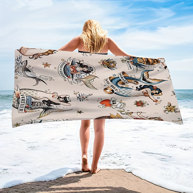 

- Towel - Oversized, -dry & For Swimming, , Camping &