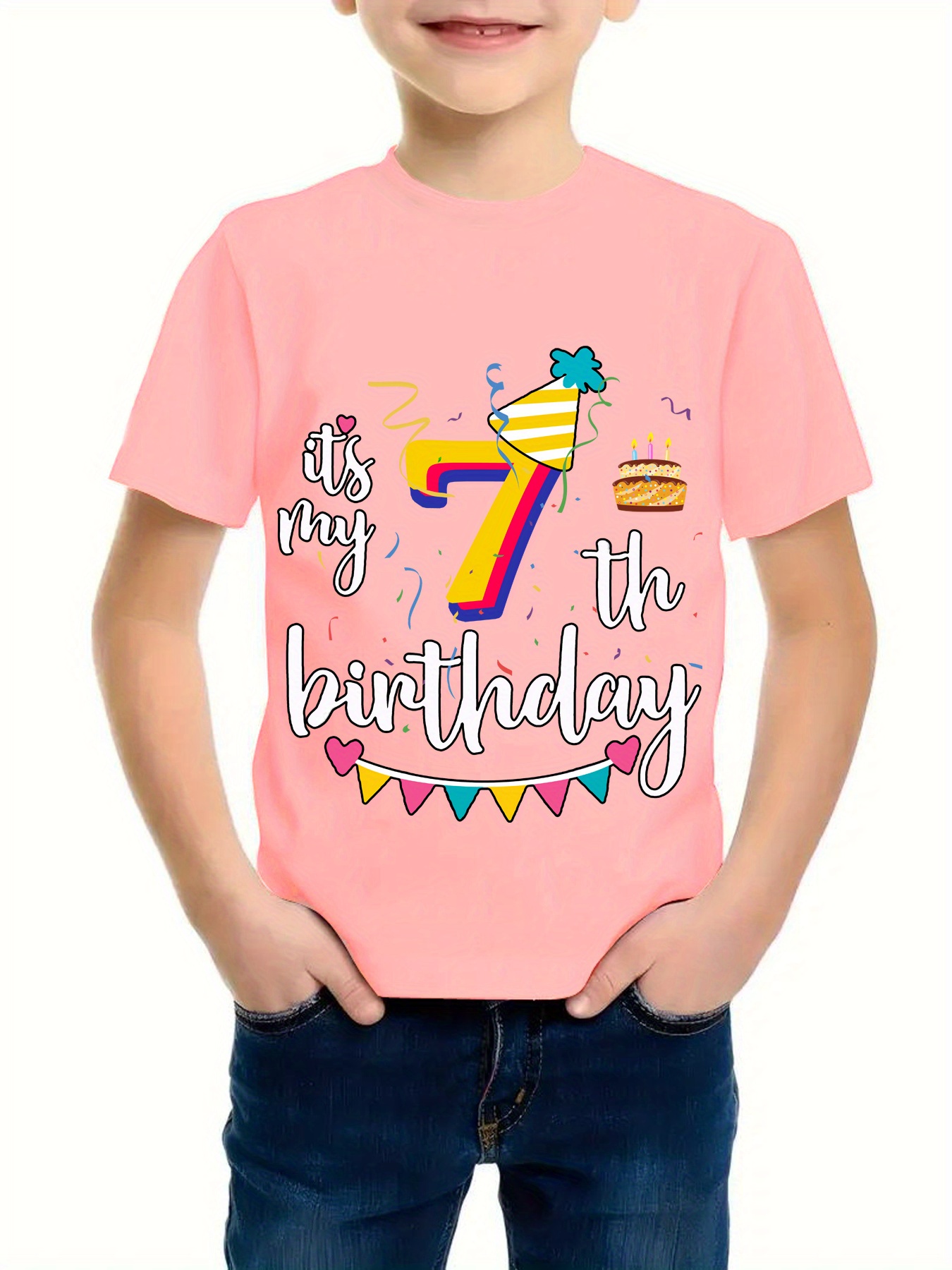 T-shirt Manches Courtes Sprunki Pour Garçons - Coton, Motifs Dessins Animés - Taille 100 à 170 Cm - Pour L'été, Cadeau Enfant