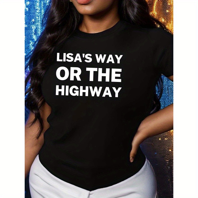 

Lisa Highway Pure Cotton Women's Tshirt Comfort Fit