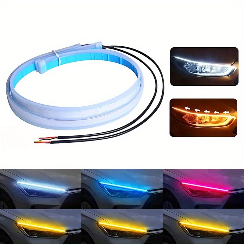 Rgb Led Light Bar Cars Trucks Suvs 12v Exterior Flexible Temu