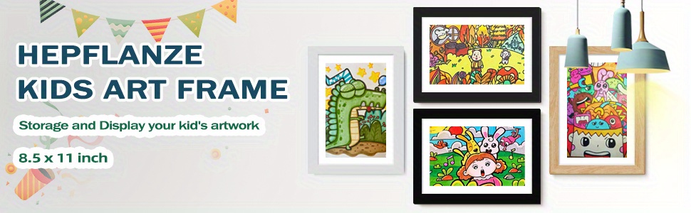 set of 4 frames for displaying artwork designed for easy   suitable for 8 5 x 11 inch projects details 0