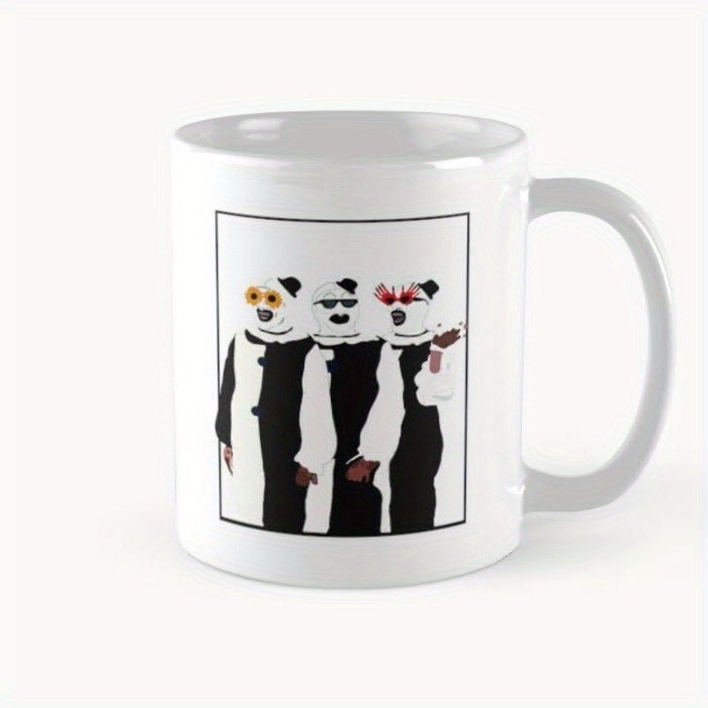 

1pc, Clown Coffee Mug - 11 Oz Coffee Mug Gift For Horror Film Lover, Halloween Decoration