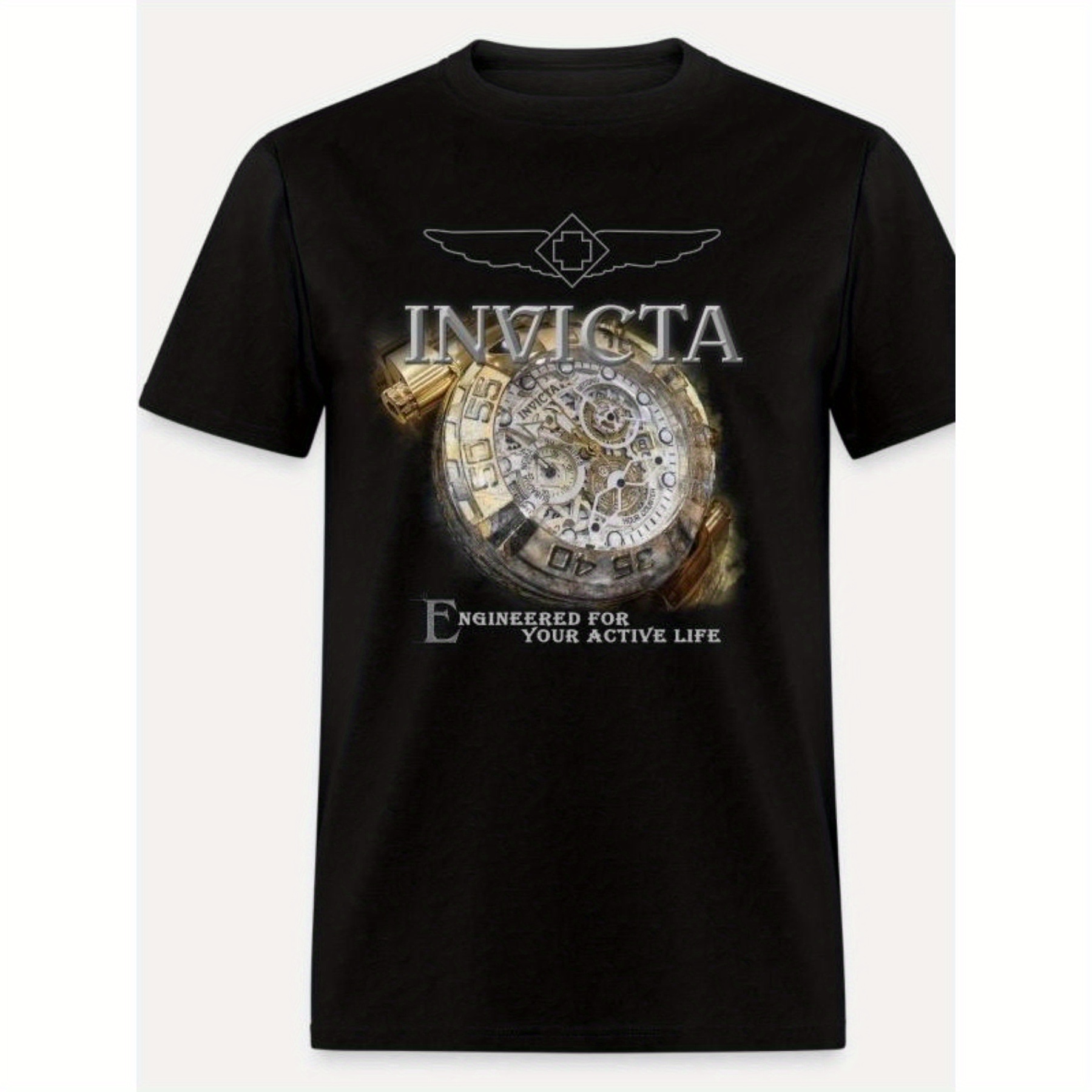 

Invicta Subaqua Noma Shirt Funny Men's Short Sleeve Pattern T-shirt Collection White Black