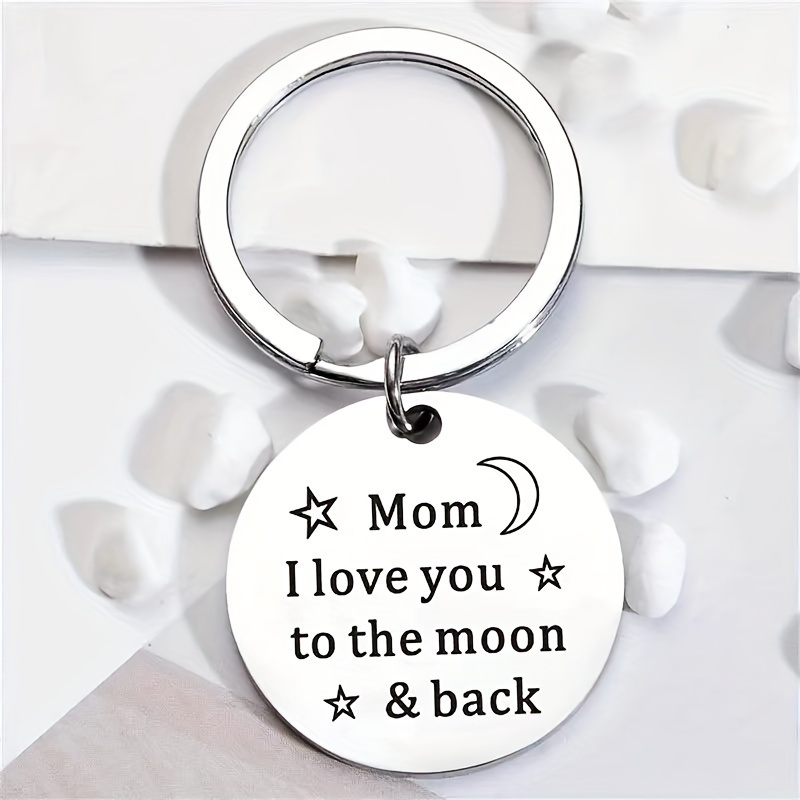 Porte-clés "I Love You To The Moon And Back" Pour La Fête Des Mères - Neuf Avec étiquette