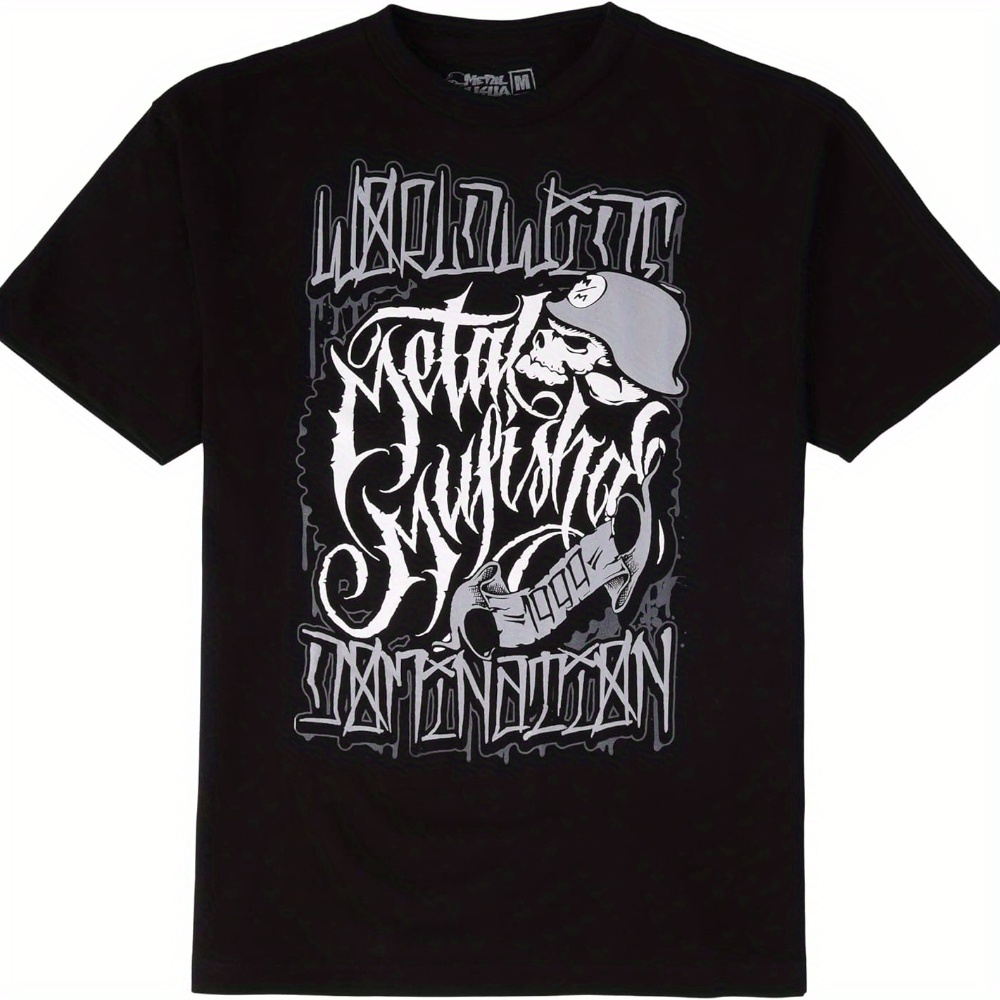 

Mens Tattooer T-shirt- Perfect For Hot Summer Days, Everyday Activities, And Casual Outings