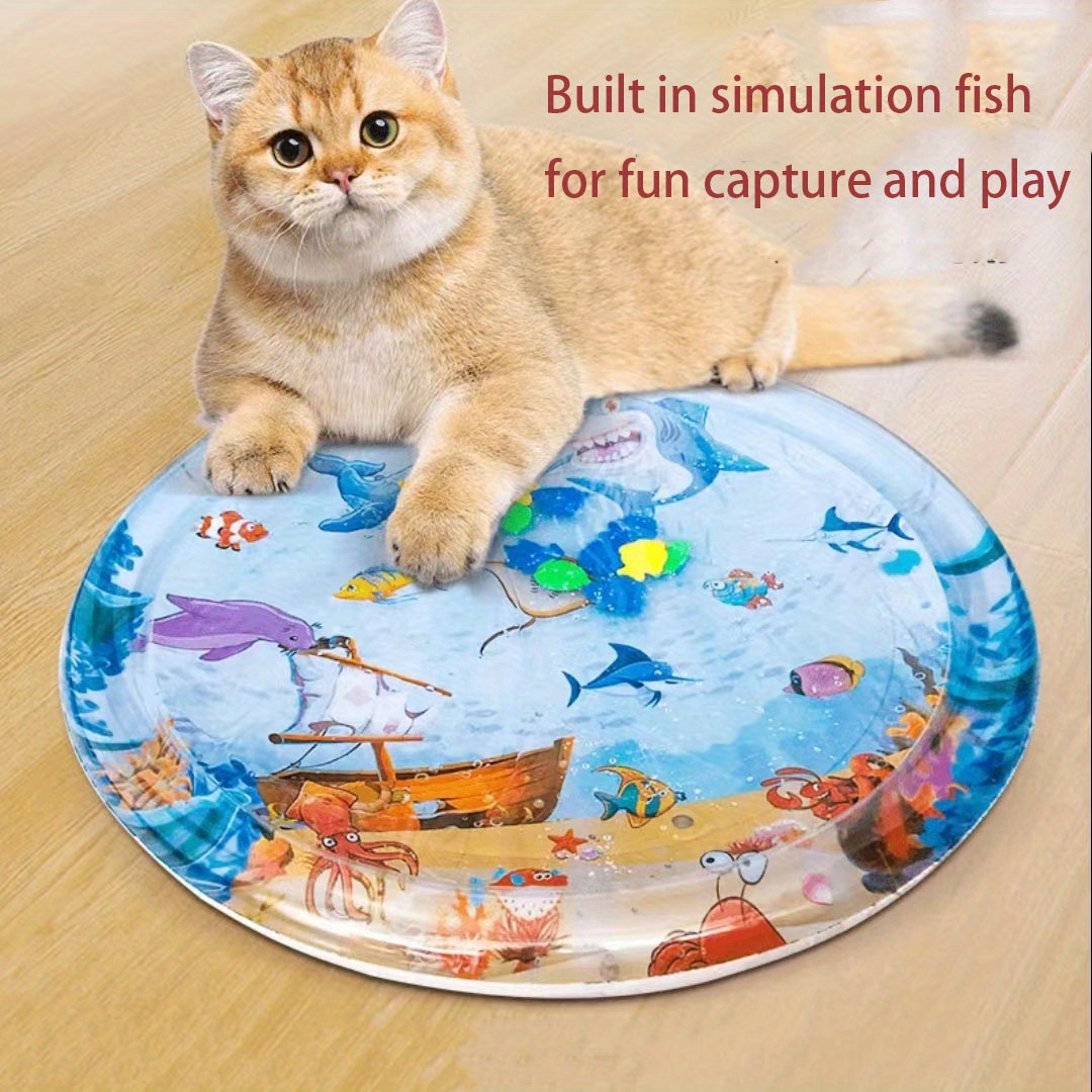 

Interactive -sensing Cat Mat - Pvc Pad For , Floating , For Tap Fun