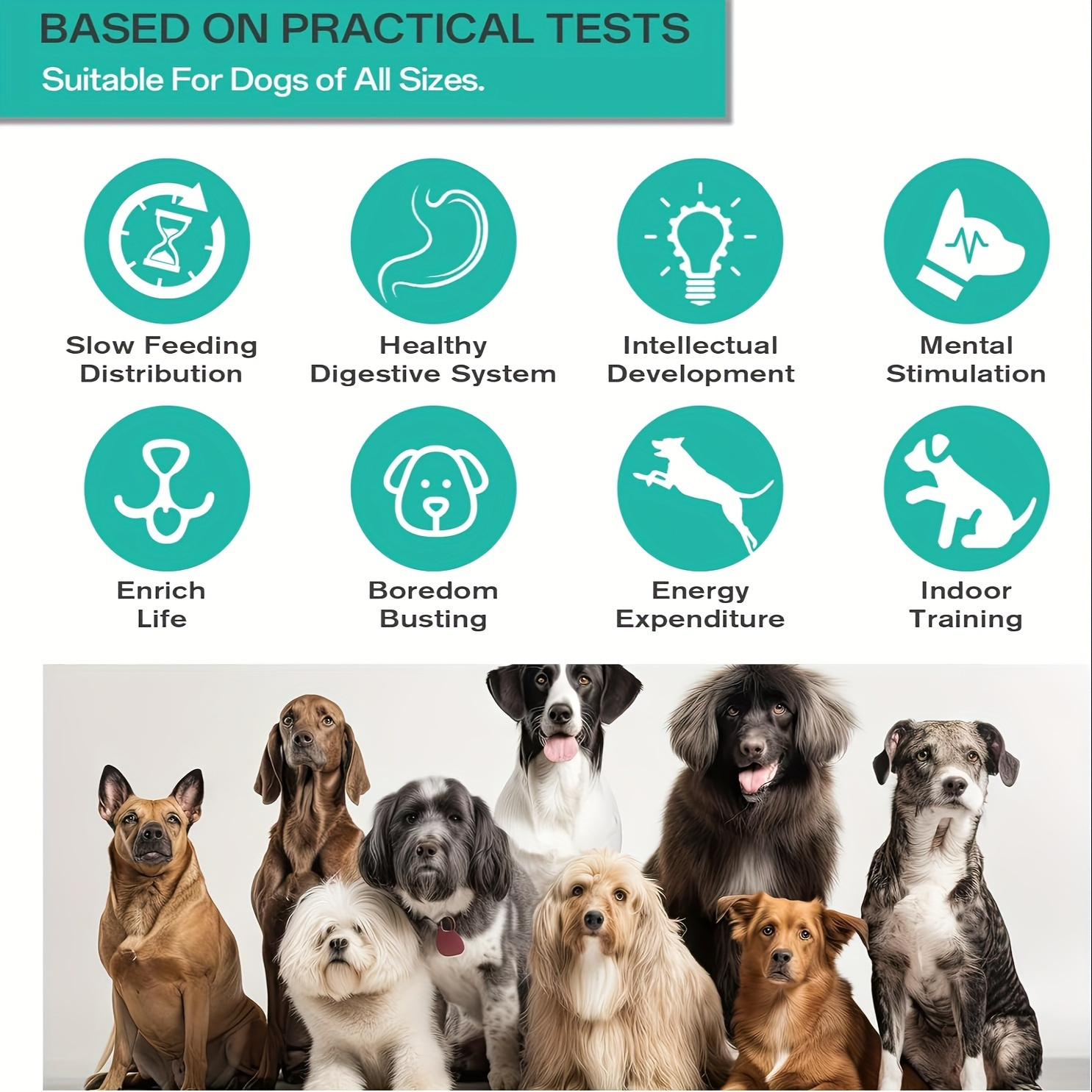 smartpuzzle interactive dog treat dispenser toy plastic iq Temu