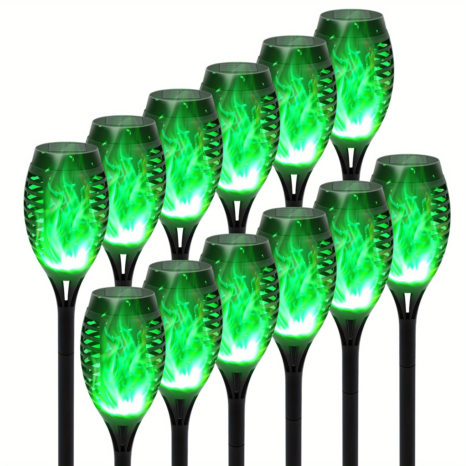 

Solar Lights Outdoor Torch Flame Lights For Garden Decor, Solar Landscape Lights Decorative For Lawn Yard Pathway