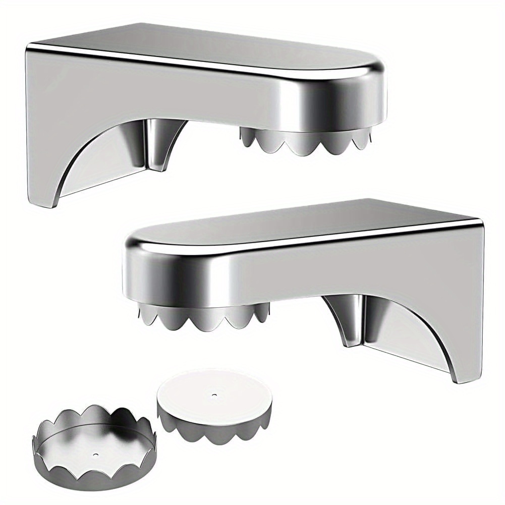 2pcs Soap Dish , Soap Holder Magnet Without Drilling, Soap Dish Wall Mounting, For Use On Mirrors, Tiles, Glass And Other Smooth Surfaces (silvery)