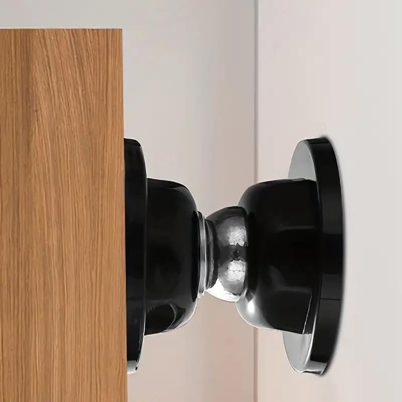 

Magnetic Door Stop, 1pc, Strong Metal Construction, Floor & Wall Mountable With Strong , No-drill Installation