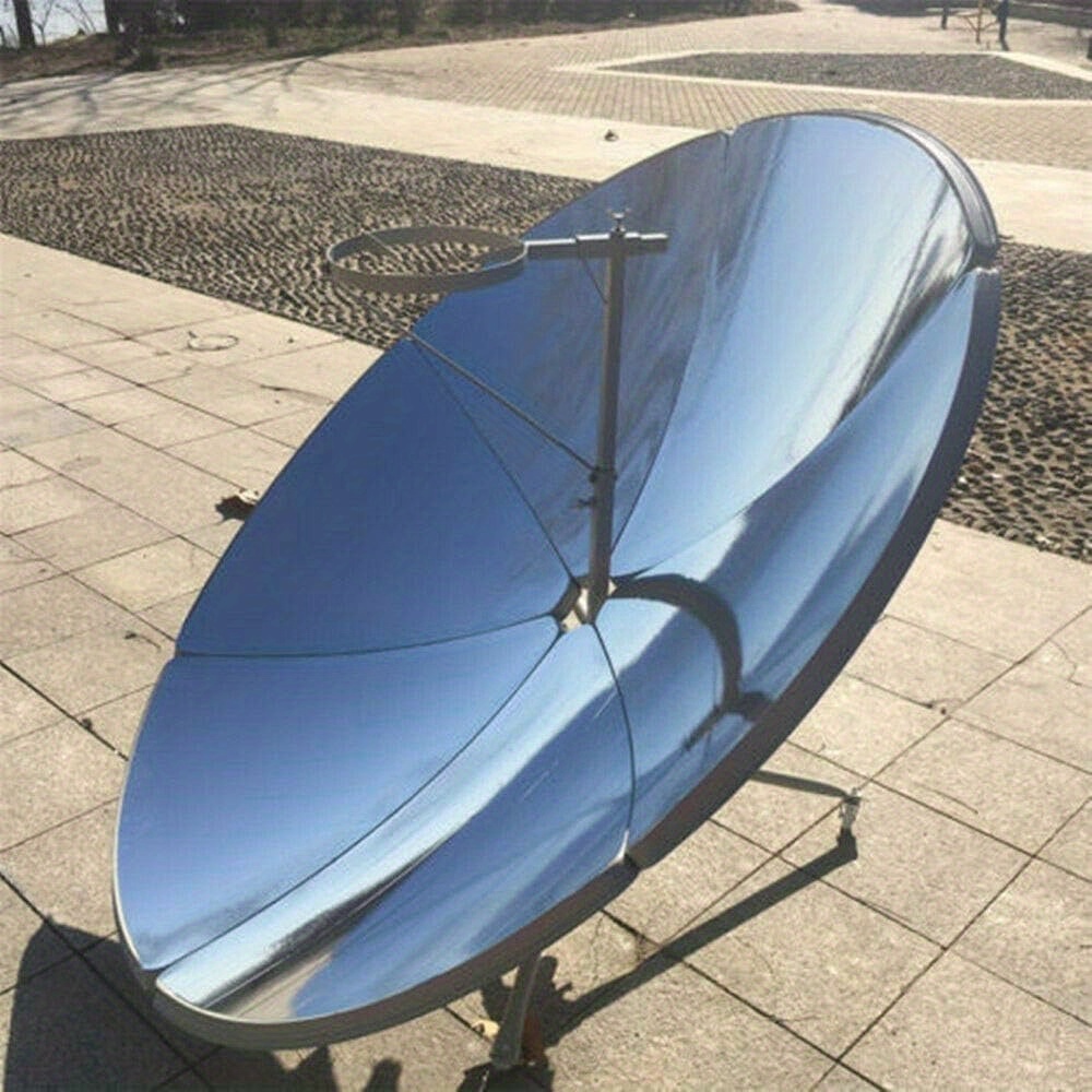 

Portable Solar Cooker Camping Outdoor Solar Cooker For Solar Heating Or Diy Solar Concentrator 59'' Diameter 1800w 1.5m Diameter Outdoor Cooking Accessories Portable Camping Tools