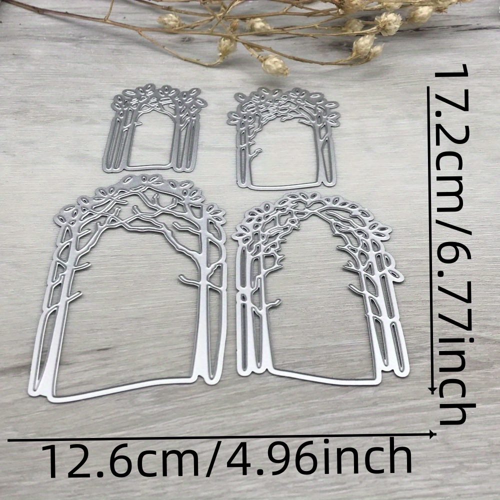 E-shop Metall Schneideform zum Erstellen von dichten Walddekorationen, geeignet für Scrapbooking und Papierbasteln, mit Stanzwerkzeug und Schablonen