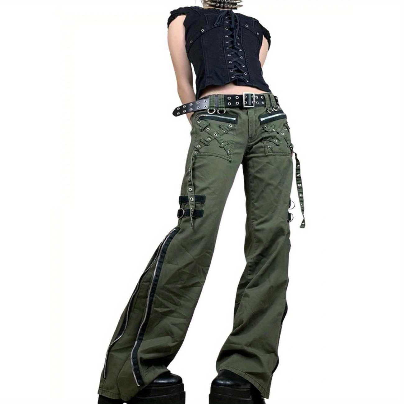 

Women Pants, Low-waist Fly Pants ,