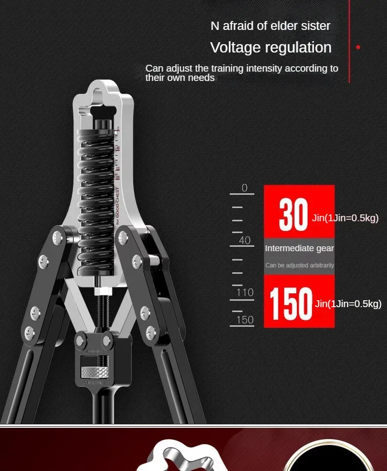1pc stainless steel pvc adjustable arm strength trainer 15 75kg multi functional home gym fitness equipment for mens chest muscle workout gym accessories Product details 7