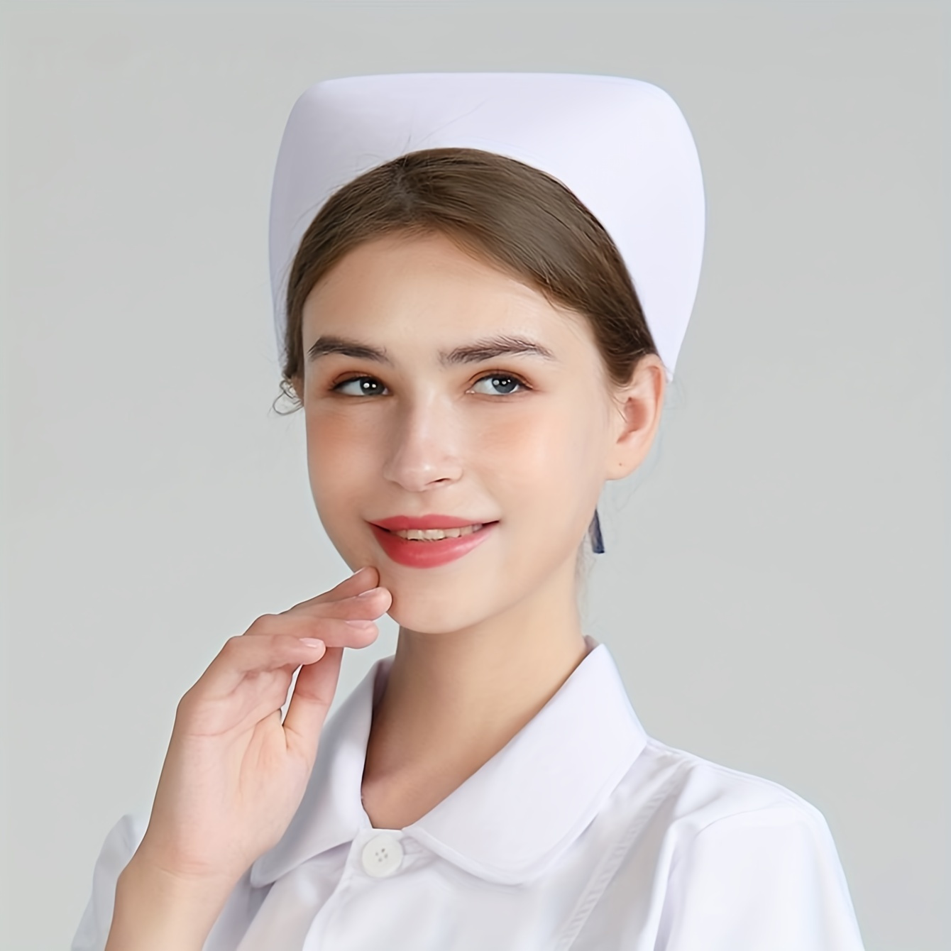 

Nurse Cap , , Or Sky - Polyester For Hospitals And