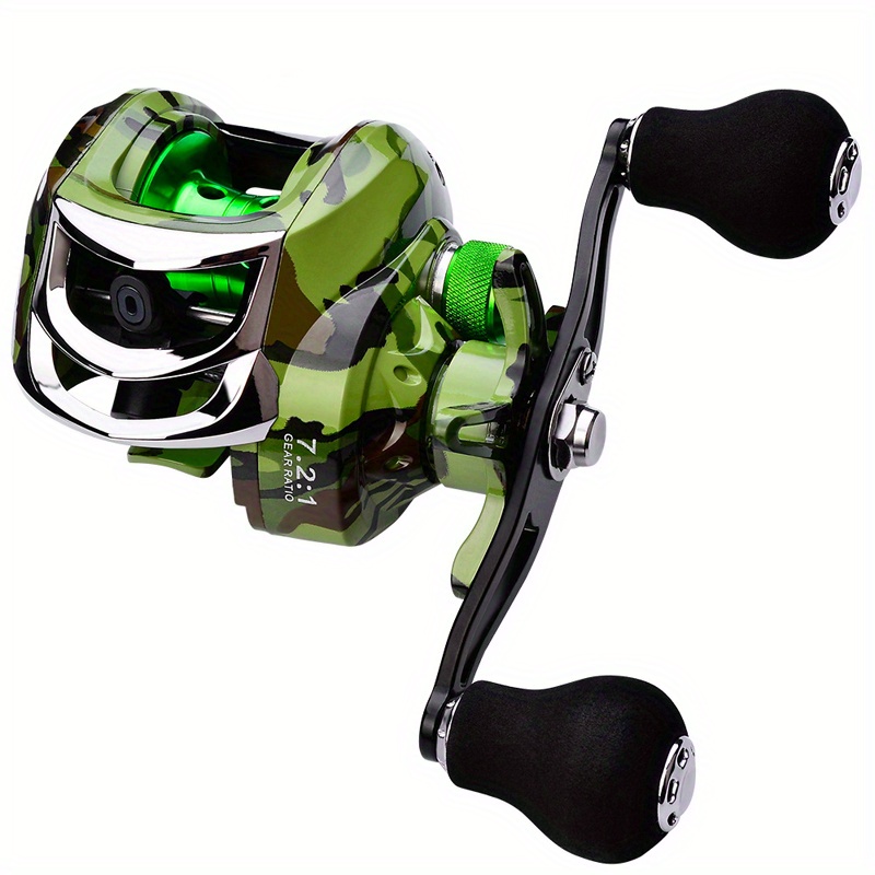 

181bb Baitcasting Fishing Reel W/ Magnetic Brake System & 7.2:1 Gear Ratio - Left & Right Hand