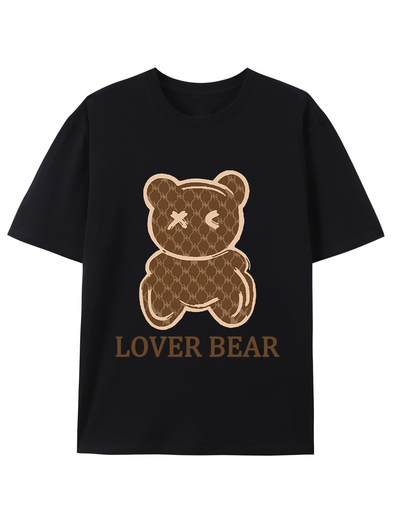 Tシャツ・カットソー [READY4NEXT] TeddyBear Artwork short sleeved Tshirt(BLACK) il_1080xN.5052575323_72nj.jpg