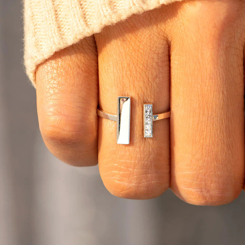 Image of Personality Fashion Adjustable Open Rings For Women Daily Party Banquet Casual Rings Accessories