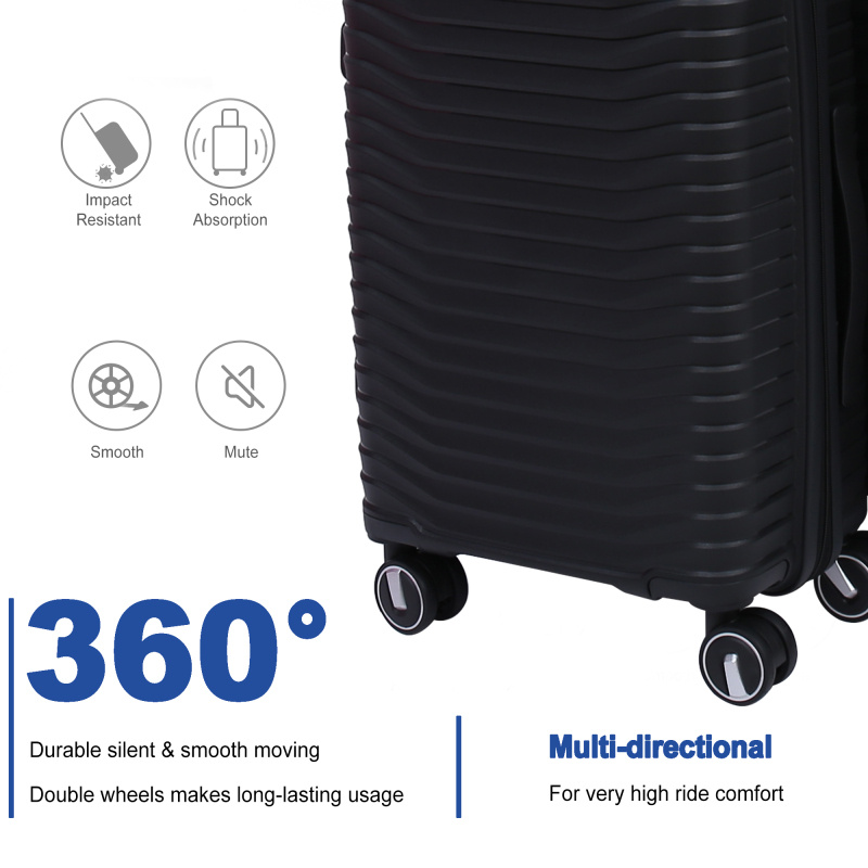 Hardside Luggage Set Expandable Spinner Suitcases - Temu