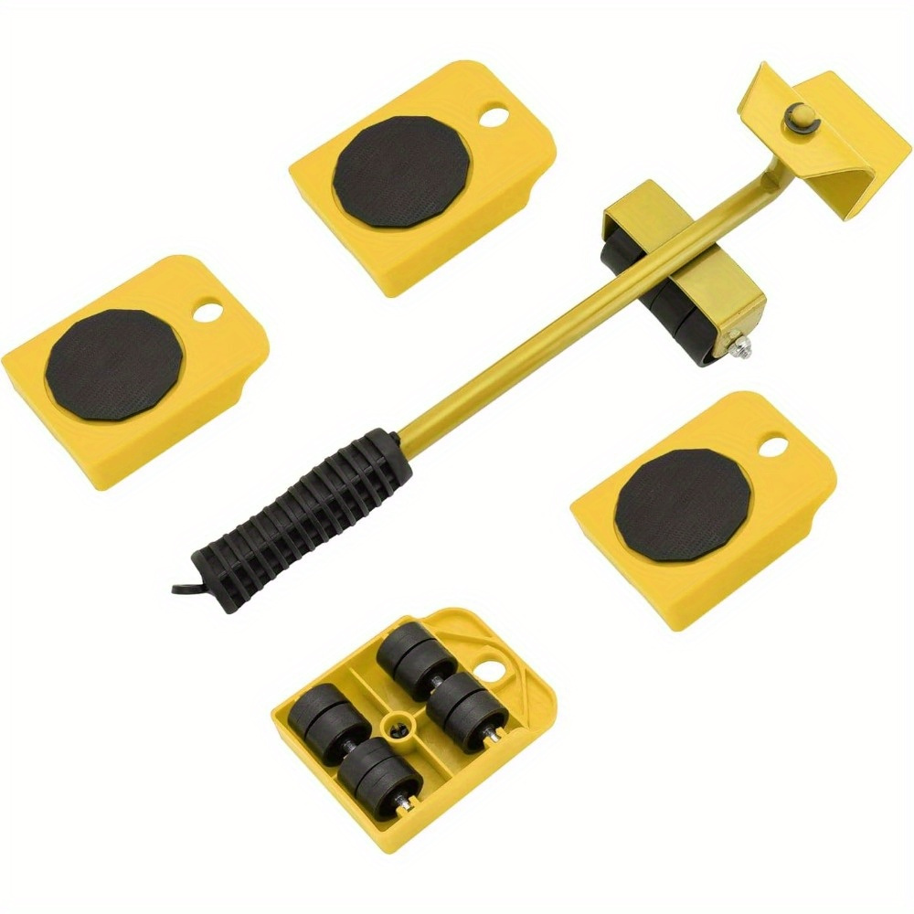 TEMU 4pcs Furniture Lifter Mover Degree Rotatable Sliders Furniture Lifter Furniture Sliders Heavy Duty Furniture For Sofas Refrigerators Ideal For