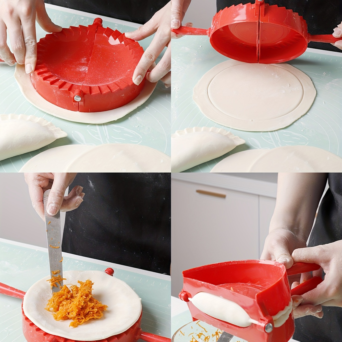 1pc dumpling press maker   pp plastic kitchen gadget for homemade dumplings   and empanadas kitchen tool accessory details 6