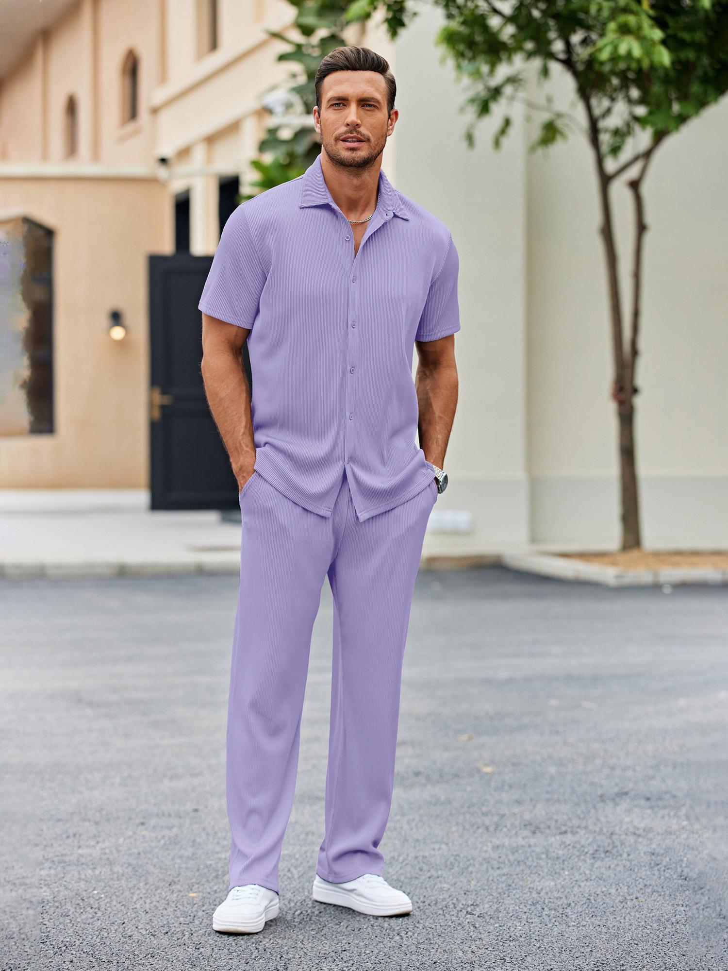 Outfit Plum Dress Shirts Complete Look PLUM SUIT Classy Formal Wear