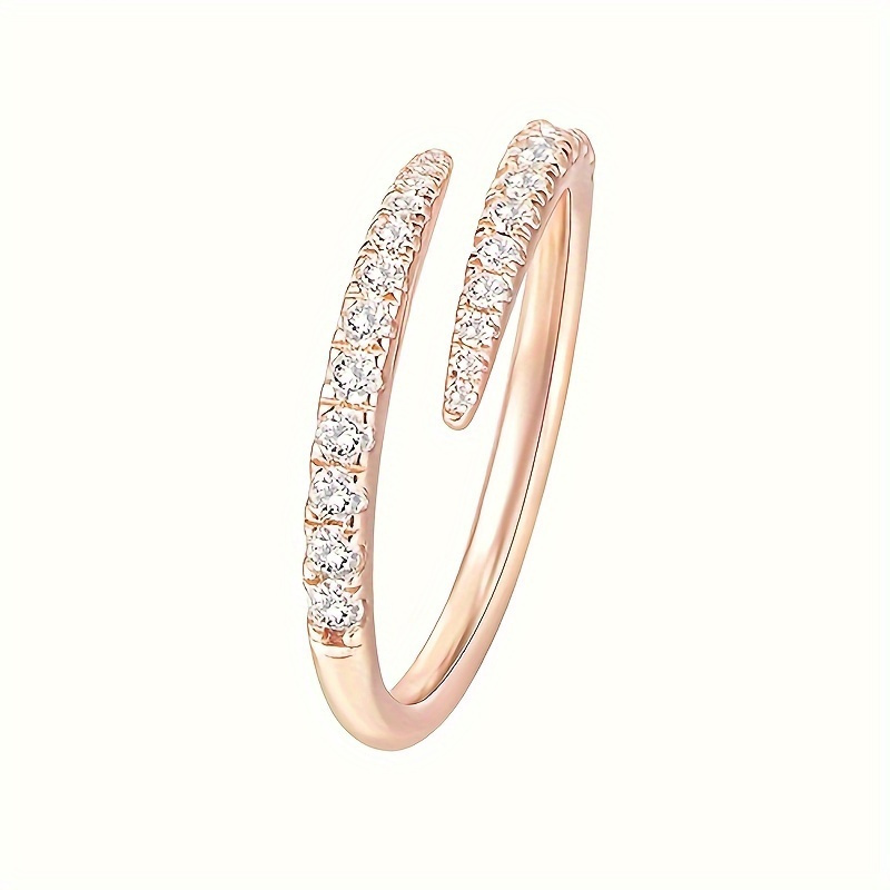 Adjustable Twist Wedding Ring for Women