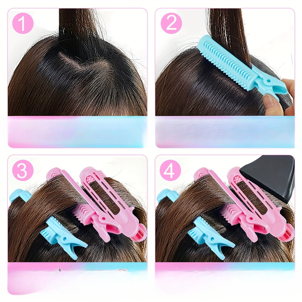 

8pcs Fluffy Curly Hair Root Clip - Self Clip Hairstyle Tool, Instantly Bangs And Women's Diy Curlers