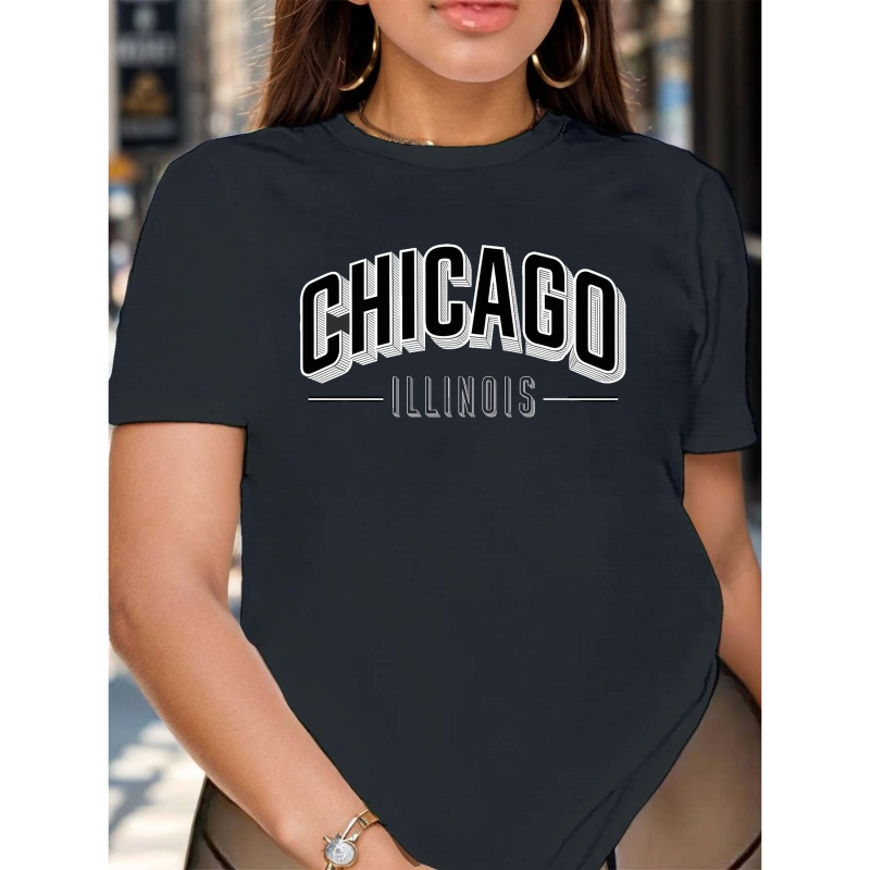 

Chicago In Bold Letters Women's T-shirt