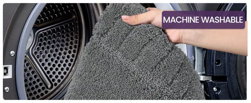 bath mat bathroom rugs shower bathmat absorbent washable carpet mats for floor non slip 16 x24 dark grey Product details 4