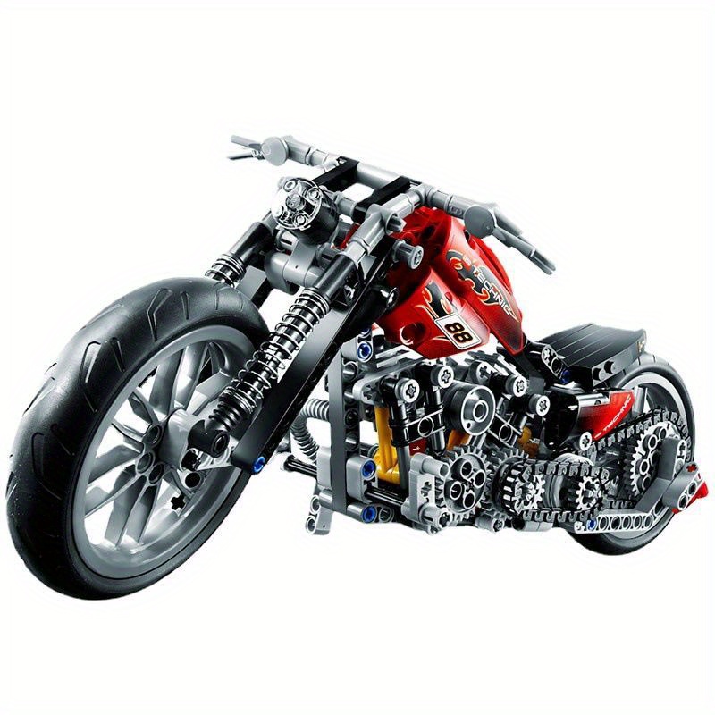 

378 Pcs Motorcycle Model Educational Technic Building Block Toy Birthday Christmas Gift For Boys