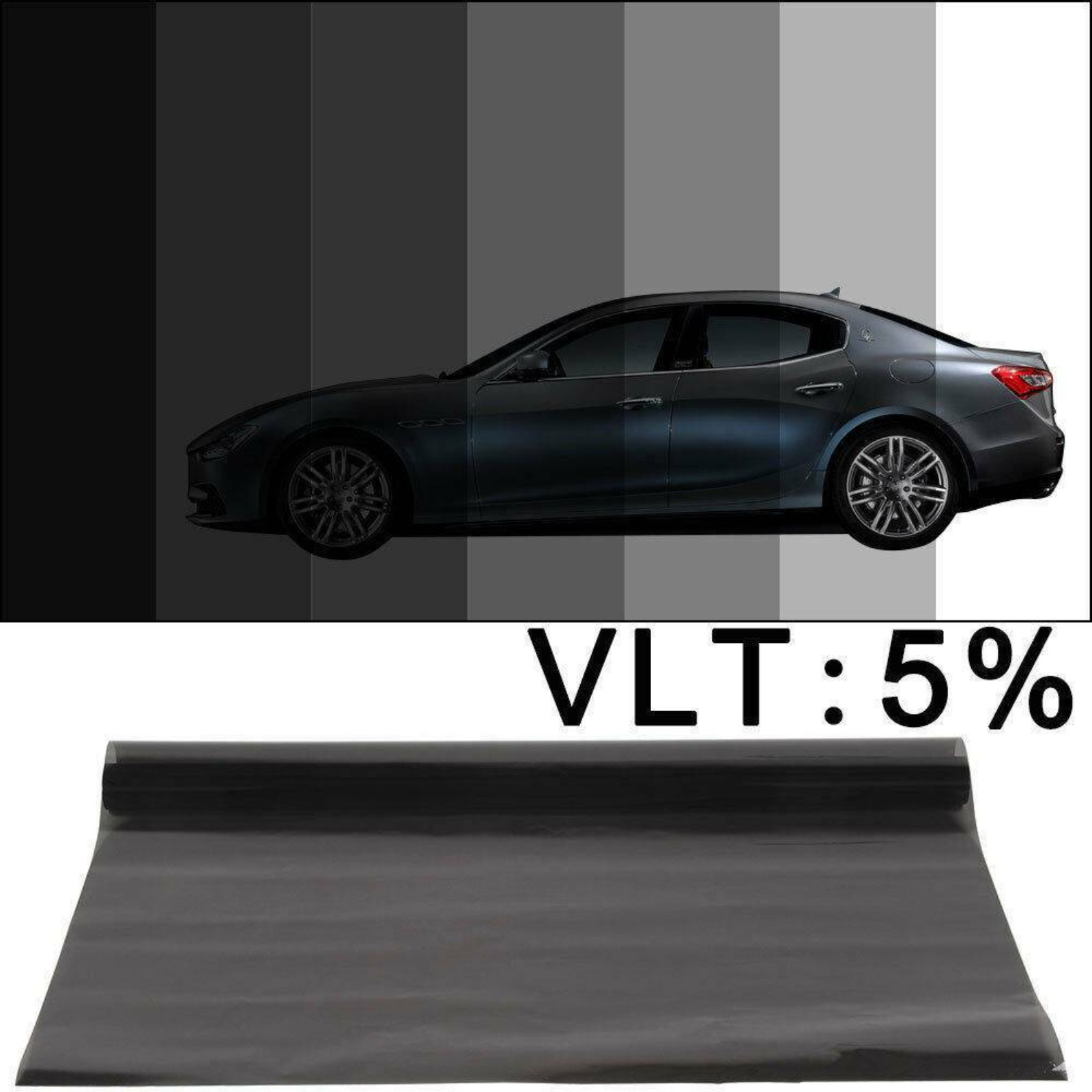TEMU Tinting Window Tint Film Black Office 5% X 50cm Uk