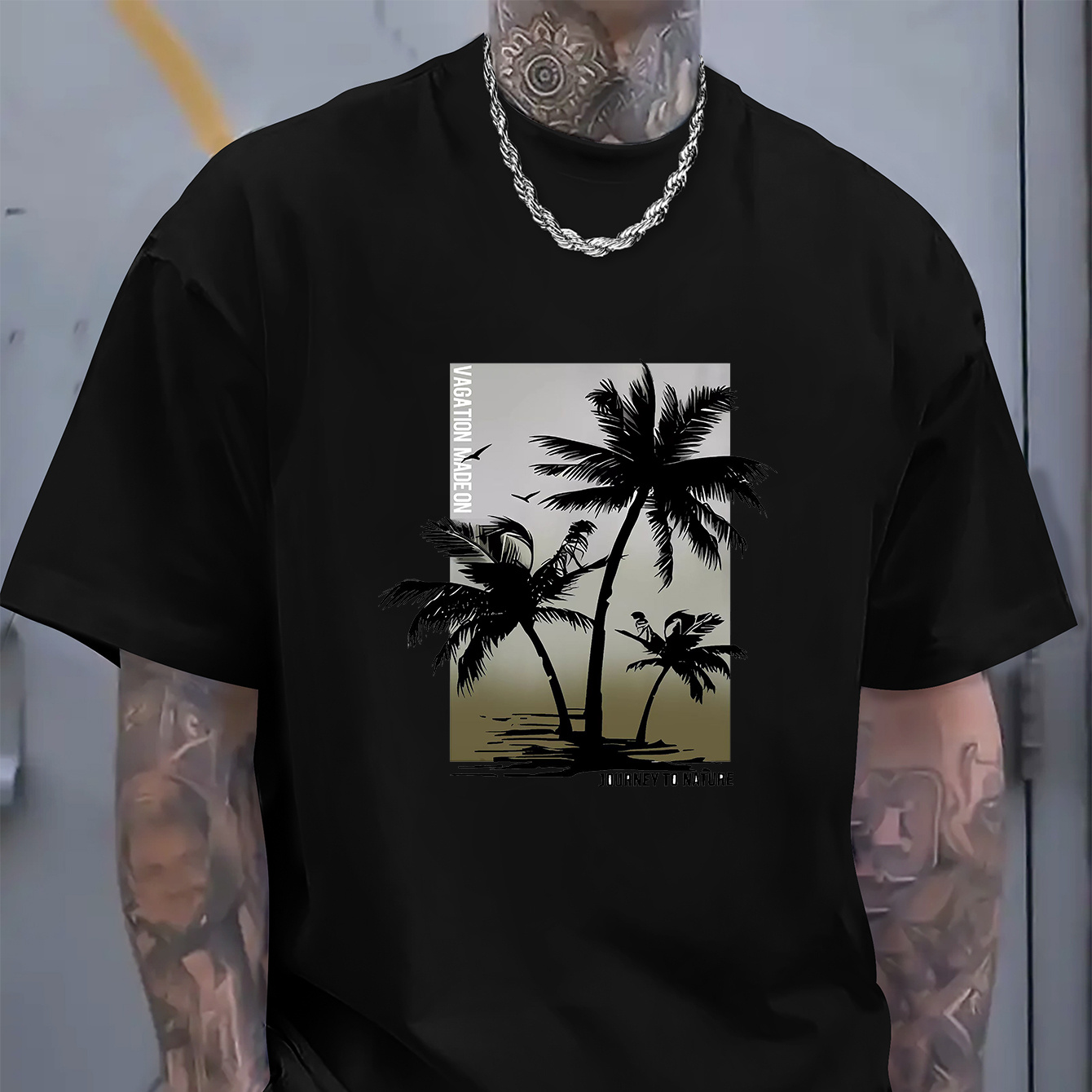 

Print Tee Shirt, Tees For Men, Casual Short Sleeve T-shirt For Summer