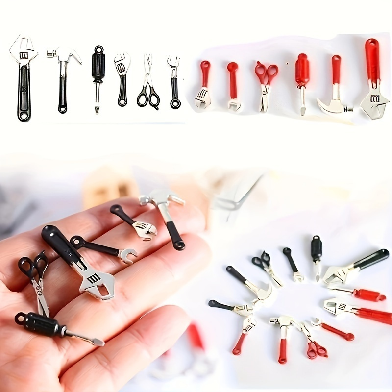 

6pcs Miniature Tool Set - Aluminum Alloy & For And Enthusiasts