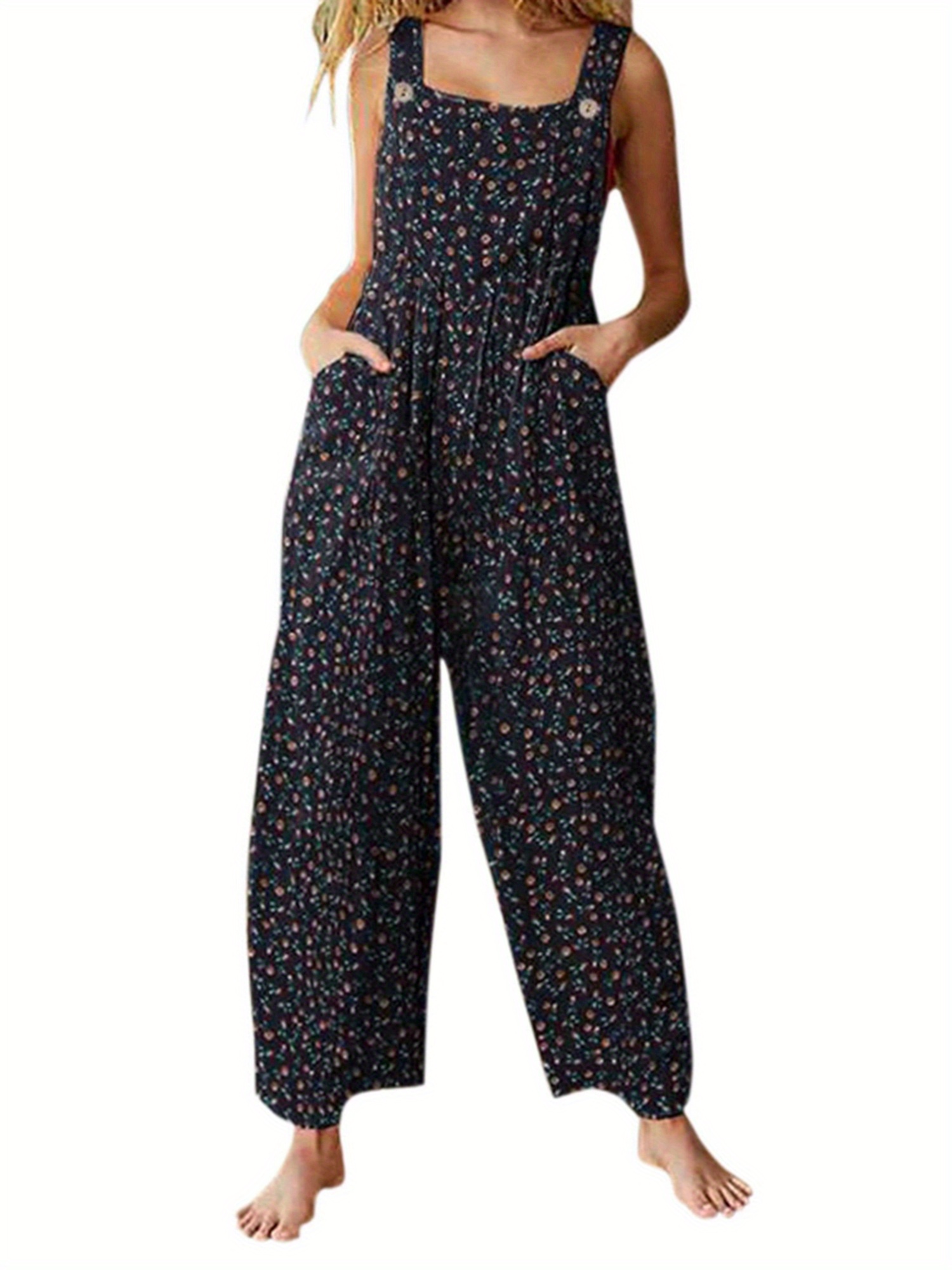 Maternity Clothes Summer Green Linen Jumpsuit Women, Casual Linen