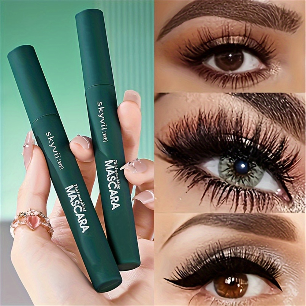 skyviiim   volumizing mascara waterproof smudge proof long lasting formula   brush for easy application extends lash length vegan   types waterproof mascara   container   brush
