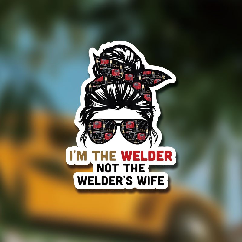 

i'm The Not The 's " Decal For Laptop, Tablet, , Phone, Cup, , And - Humorous Female - Adhesive Decal For