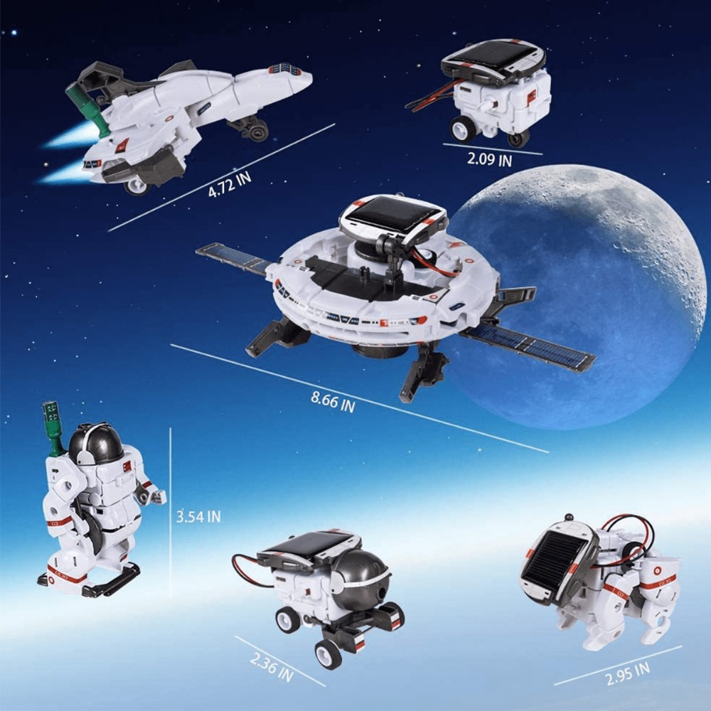 STEM Projects Toys for Kids Ages 8-12, Solar Robot Science Kits Gifts for 8-14 Year Old Teen Boys Girls, Building Experiments for Teen Ages 9 10 11 13, Easter Gifts for Kids