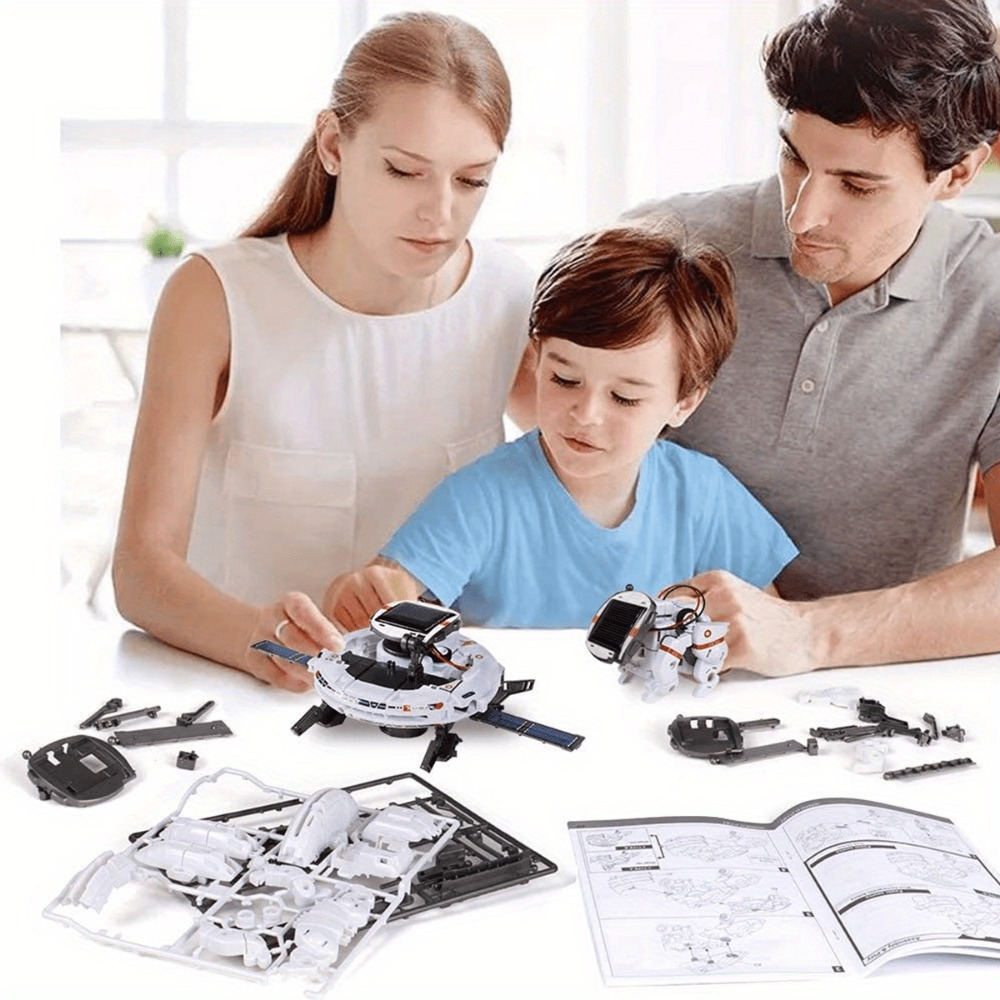 STEM Projects Toys for Kids Ages 8-12, Solar Robot Science Kits Gifts for 8-14 Year Old Teen Boys Girls, Building Experiments for Teen Ages 9 10 11 13, Easter Gifts for Kids