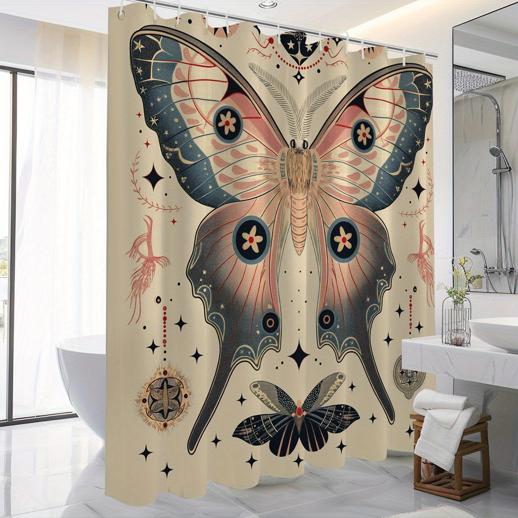 

- Polyester Shower Curtain , , , Includes 12 , Bathroom Decor, 71x71