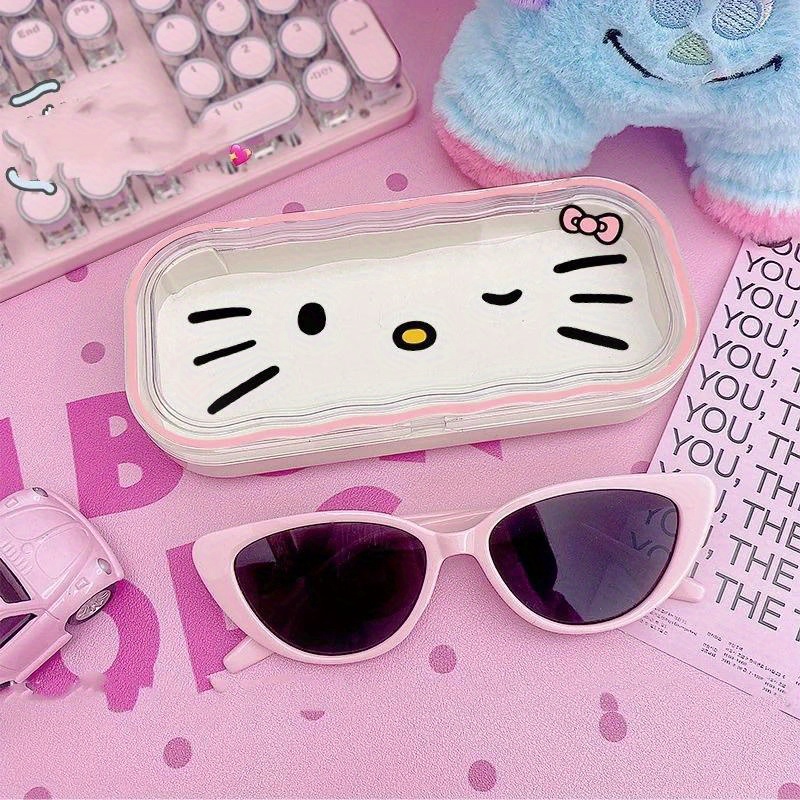 glasses storage box anime kawaii cute cartoon girly glasses