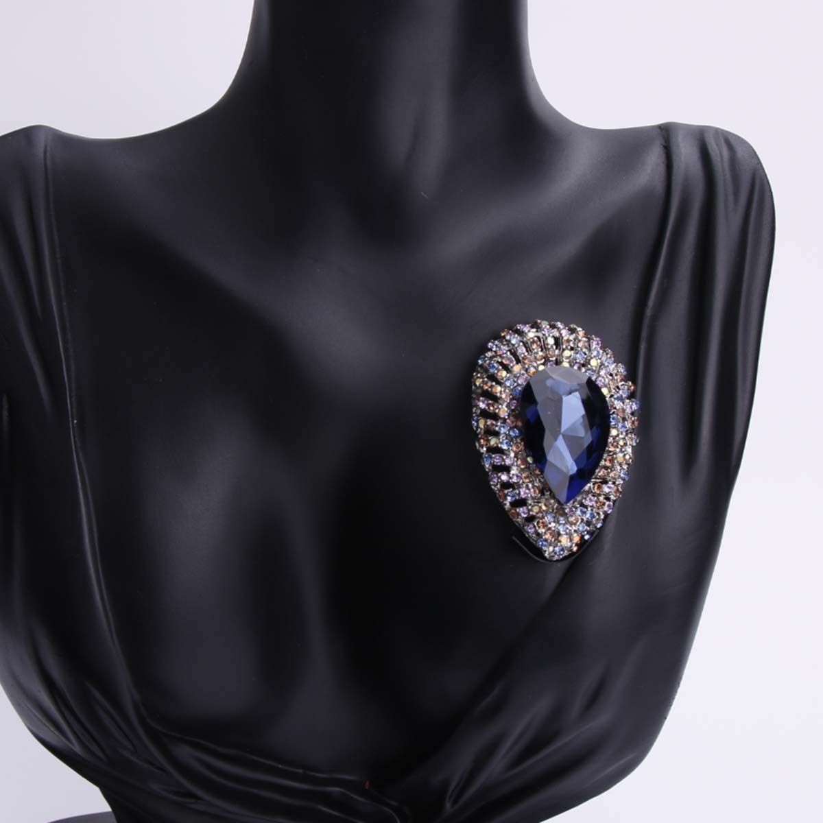 elegant vintage crystal brooch luxurious   corsage pin for   for coats sweaters details 3