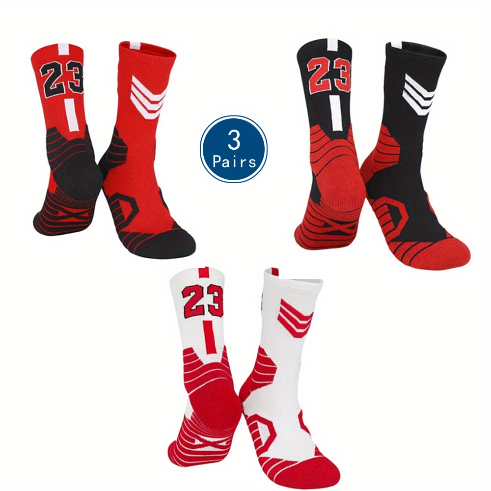 TEMU 3 Of Mid- 23/ 24 Sports Socks, Absorbent Comfortable Breathable Training, Special Socks