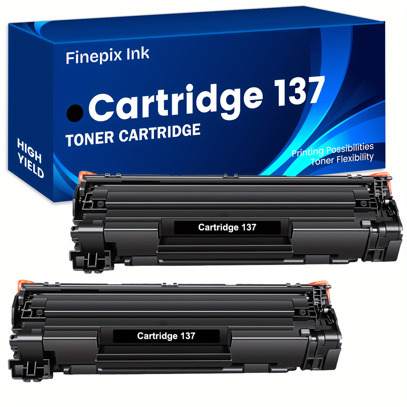 

2 Packs 137 Toner Cartridge Black Compatible For 137 Crg137 Crg-137 9435b001 For Imageclass D570 Mf212w Mf216n Mf217w Mf244dw Mf247dw Mf249dw Mf227dw Mf229dw Mf236n Mf232w Printer Ink