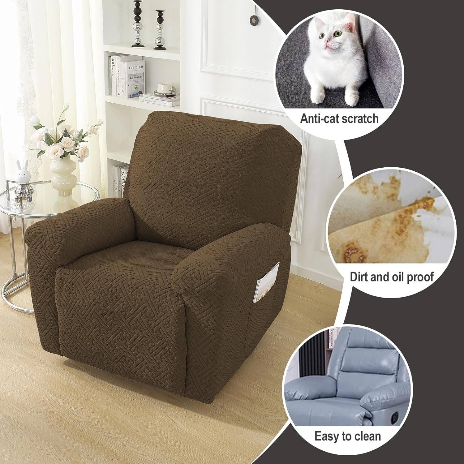 recliner chair covers recliner covers stretchy Temu