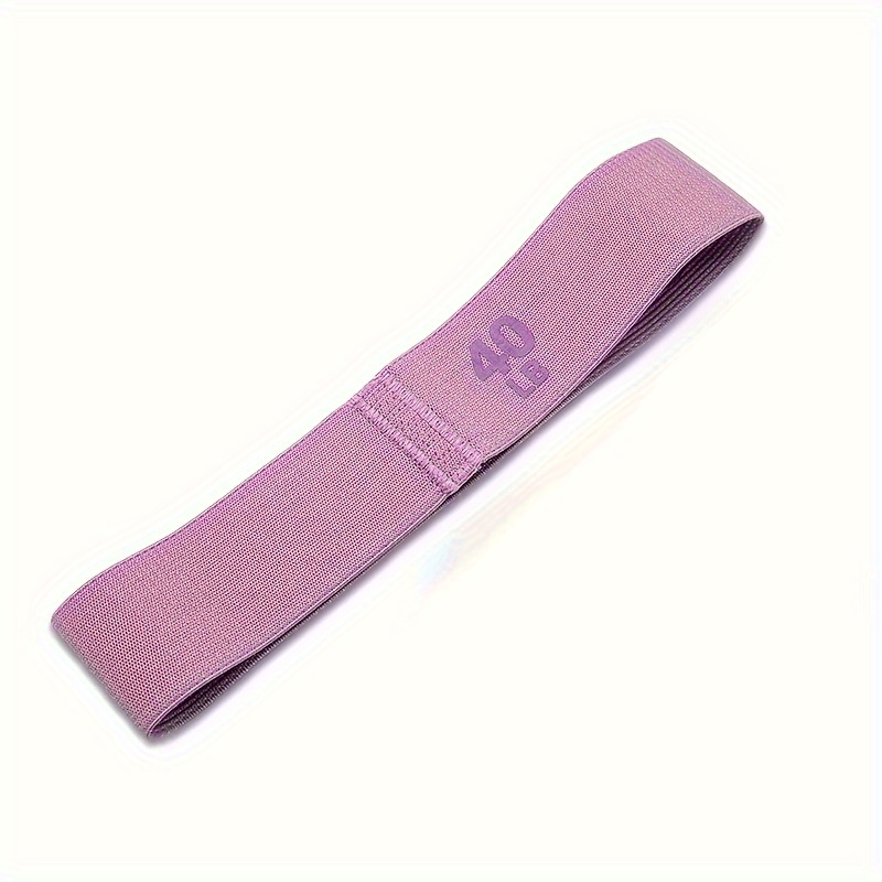 1pc Heavy-duty Polyester Resistance Band - Accessory For Squats, Workouts, Exercise - 3 Levels Of Elasticity, Durable, Portable, And Space- - Home Gym, Travel, And