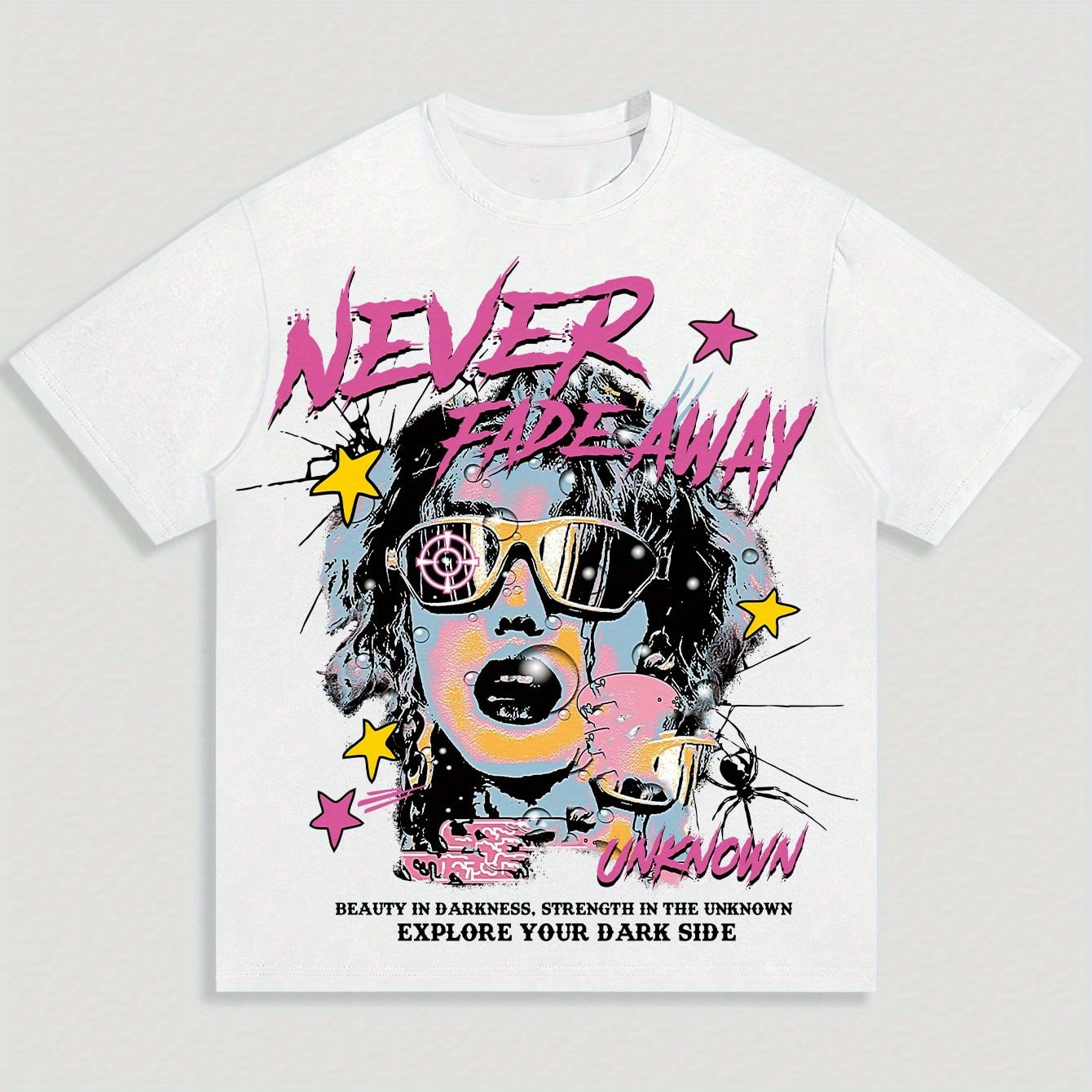 

Street Life Men's Summer Fashion Artistic Slogan Printed T-shirt