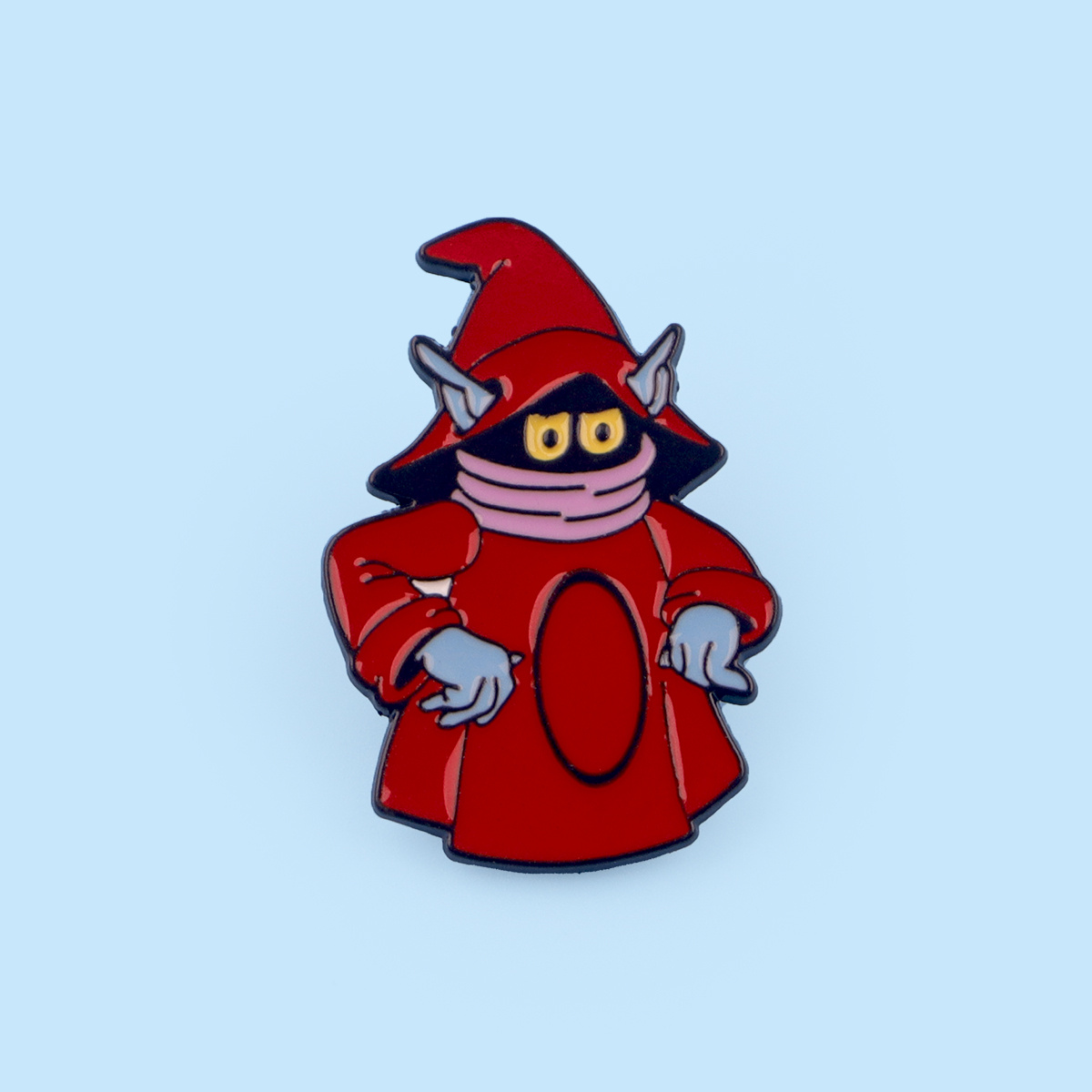 Image of Vintage Alloy Enamel Wizard Pin, Irregular Shape Lapel Brooch, Stylish Accessory For Backpacks, Briefcase & Clothing, Fashionable Collectible Badge – 1 Pc