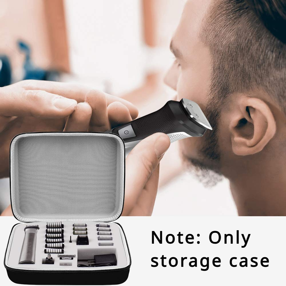 

Multigroom Series 7000/5000/9000 Men's Grooming Kit Case - Durable Eva Storage Holder For Trimmer & Accessories, Compatible With Mg7750/49, Mg7910/49, Mg9510/60 (box Only)